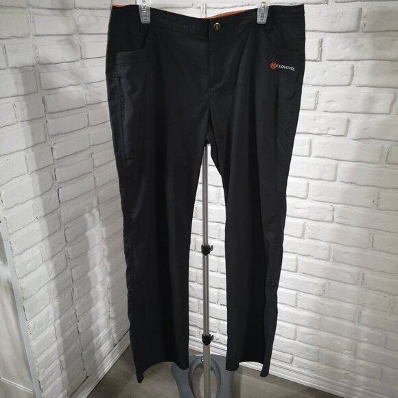 Cloudveil Ladies Size XL Black Straight Legs Lightweight Casual Pants - Picture 1 of 16